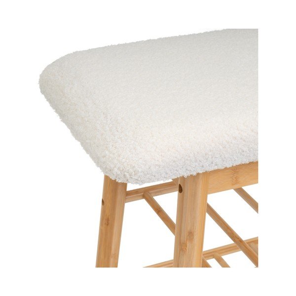 Bancă albă/în culoare naturală – Casa Selección-image-1