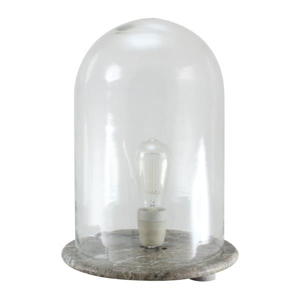 Lampă din sticlă și marmură Strömshaga, Ø 36 cm