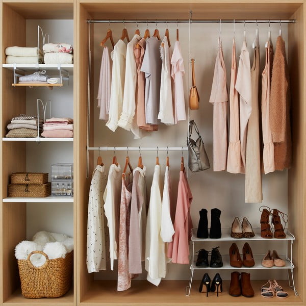 Set 2 scări și tijă extensibilă pentru haine Compactor-image-2