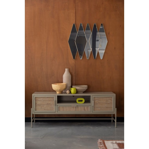 Comodă TV bej din lemn de brad 148x60x38 cm Yasu – Dutchbone-image-1