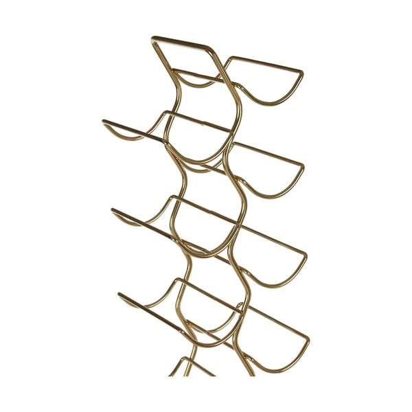 Raft pentru sticle de vin auriu din metal număr de sticle 12 Wren – Premier Housewares-image-2