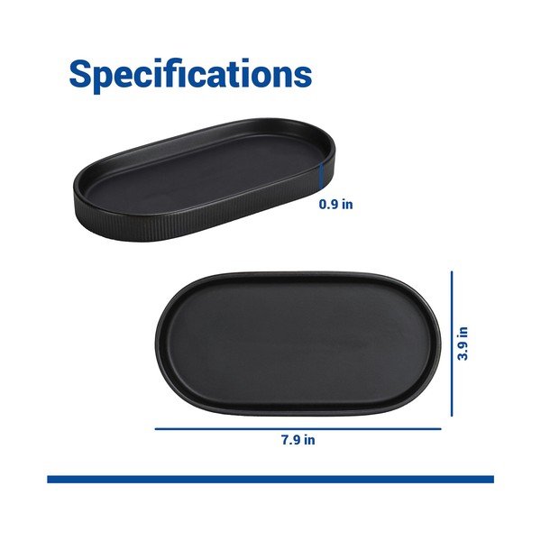 Organizator de baie negru din ceramică Fablo – Wenko-image-3