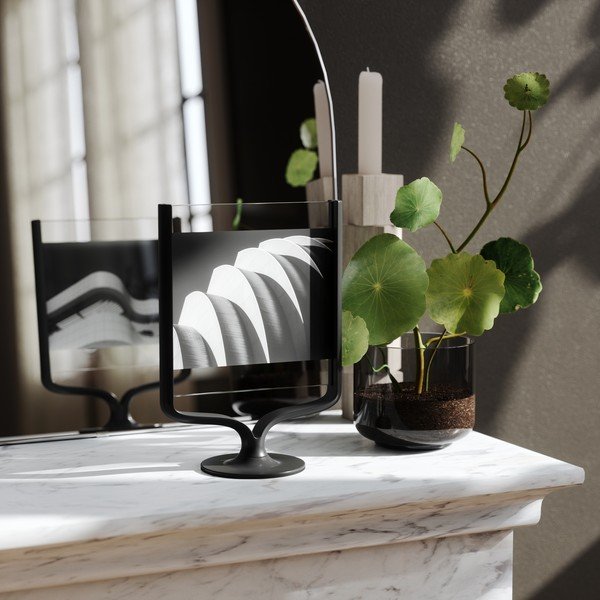 Ramă foto neagră de masă  din metal 18x25 cm Wishbone – Umbra-image-1