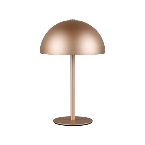 Veioză bronz LED cu abajur din metal (înălțime 21 cm) Munoz – Trio