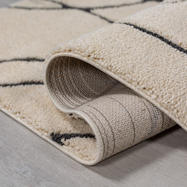 Covor crem 120x170 cm Flow – Flair Rugs-image-3