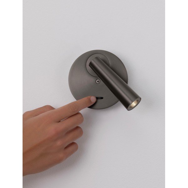 Spot gri LED cu structură flexibilă din aluminiu 7x10 cm Tico – Nova Luce-image-2