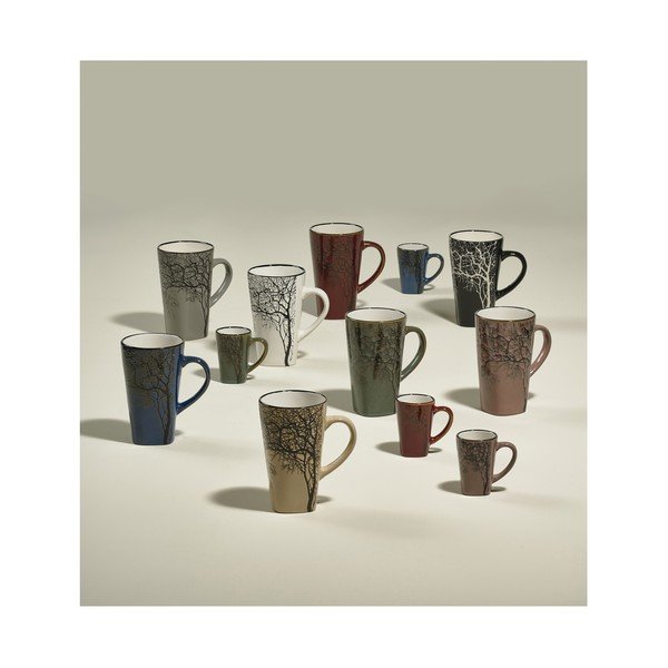 Căni roz-deschis 4 buc. pentru espresso din gresie 100 ml Hela – Villa Collection-image-3