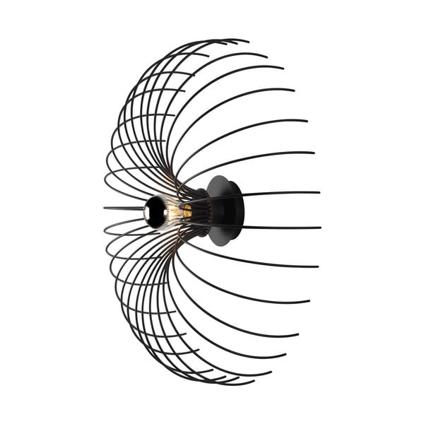 Aplică de perete neagră Opilio – Squid Lighting