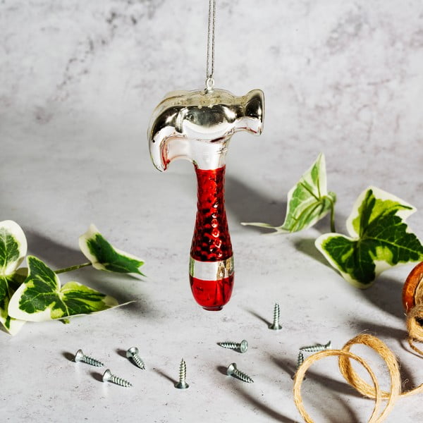 Ornament de Crăciun din sticlă Hammer – Sass & Belle-image-1