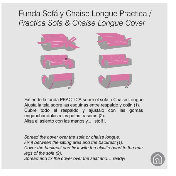 Husă crem pentru fotoliu 55 cm Urban – Casa Selección-image-4