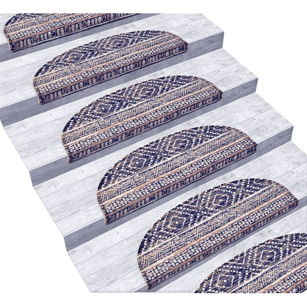 Covorașe pentru scări bej în set de 16 bucăți 65x20 cm Cottage Warmth - Vitaus-image-1