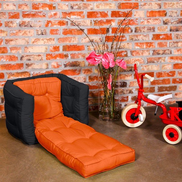 Fotoliu pentru copii Karup Baby Dice Orange/Gray-image-4