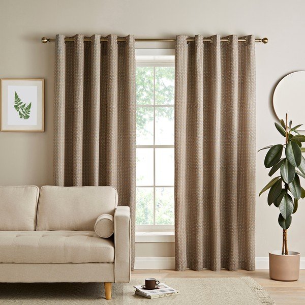 Draperii bej 2 buc. 168x183 cm – Catherine Lansfield-image-1