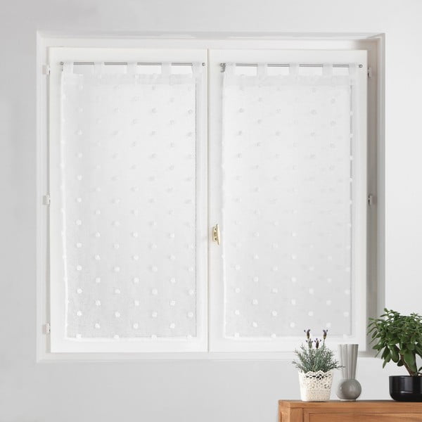 Perdea albă 60x120 cm Pompinou – douceur d'intérieur-image-1