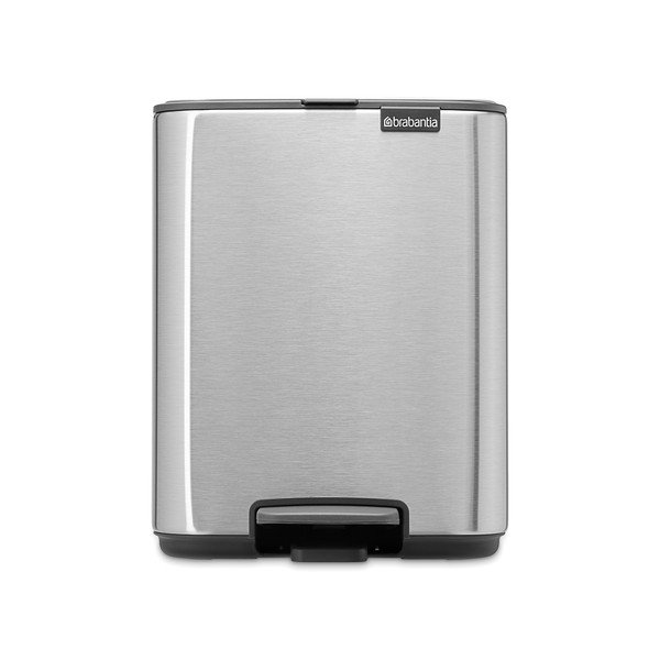 Coș de gunoi argintiu mat cu pedală din oțel 7 l Bo – Brabantia-image-4