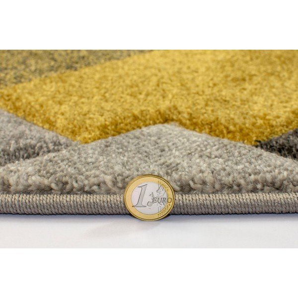 Covor tip traversă galben/gri 80x230 cm Nimbus – Flair Rugs-image-2