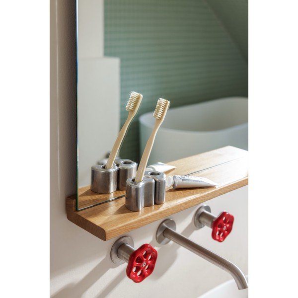 Suport pentru periuța de dinți argintiu din metal Mis – noo.ma-image-3