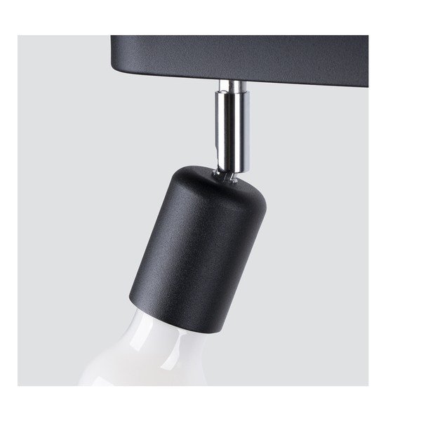 Plafonieră neagră din metal ø 6 cm Brando – Sollux-image-3