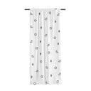 Draperie albă din bumbac satinat 110x250 cm Festive Car – Butter Kings