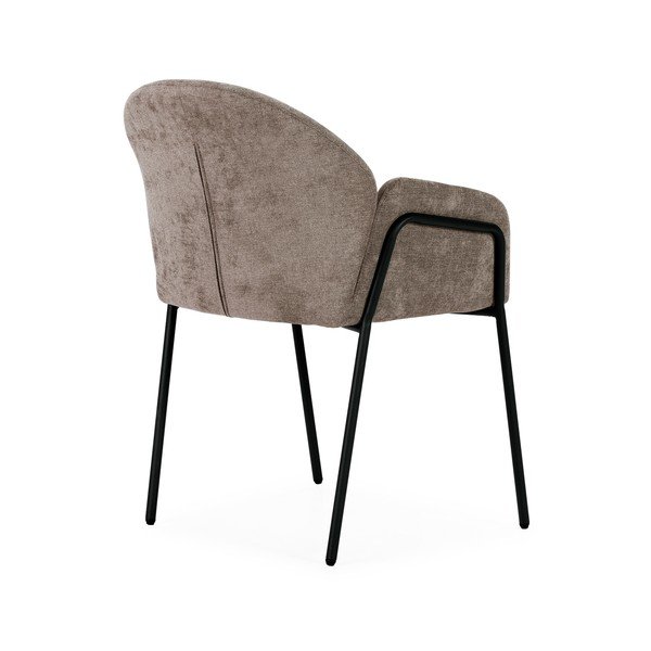 Set de scaune de sufragerie piersică 2 buc. tapițat Aslin – MOME-image-3