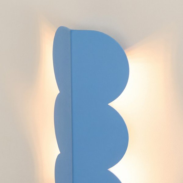 Aplică de perete albastru-deschis din aluminiu BISCUIT – Thoro-image-4