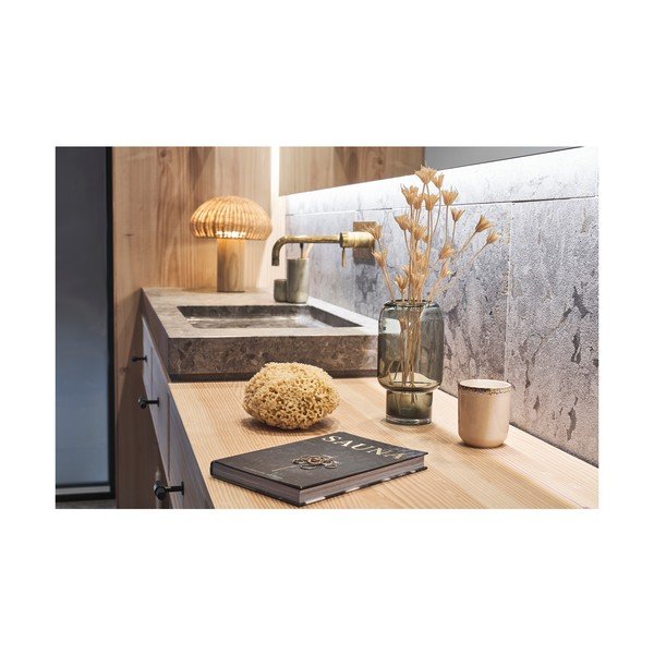 Veioză LED cu abajur din ratan (înălțime 32 cm) – Villa Collection-image-3