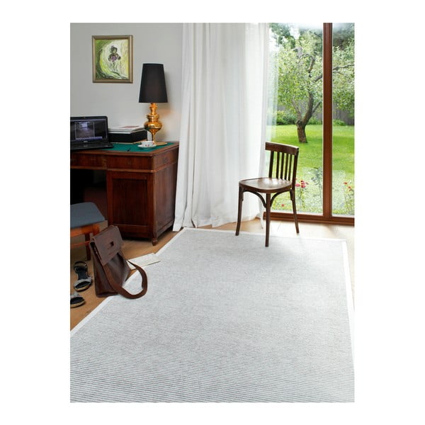 Covor reversibil Narma Palmse, 160 x 230 cm, alb-image-4