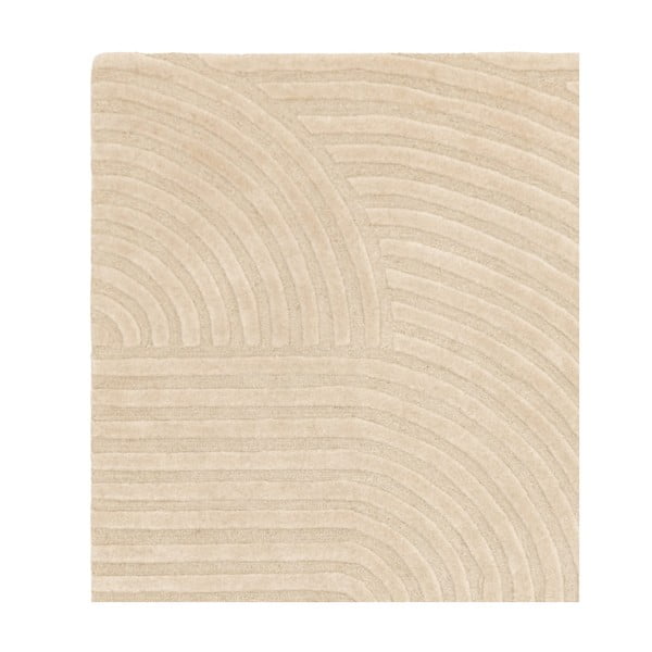 Covor bej din lână 160x230 cm Hague – Asiatic Carpets-image-4