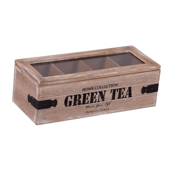 Cutie pentru pliculețe de ceai Green Tea Brown