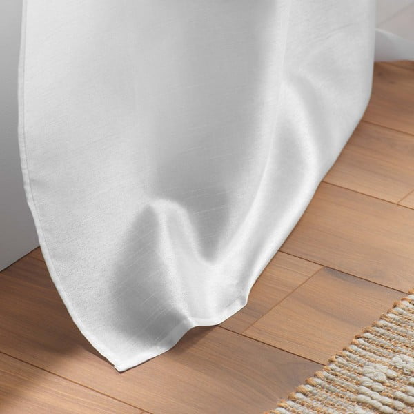 Draperie albă din satin 140x240 cm Shana – douceur d'intérieur-image-4