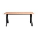 Masă de dining extensibilă cu blat din lemn de stejar 170x100 cm Carradale - Rowico