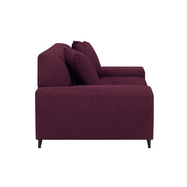 Canapea cu picioarele de culoare neagră Cosmopolitan Orlando, mov, 220 cm-image-3