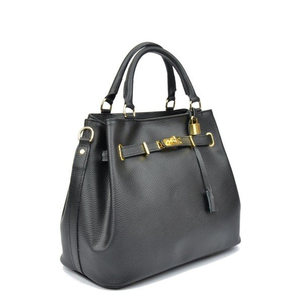 Geantă din piele Isabella Rhea Paris Nero, negru-image-2