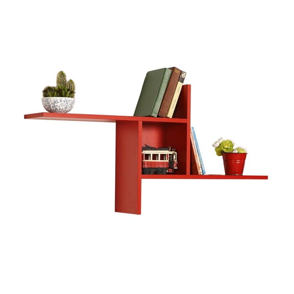 Raft roșu etajat 100 cm Cross – Kalune Design-image-3