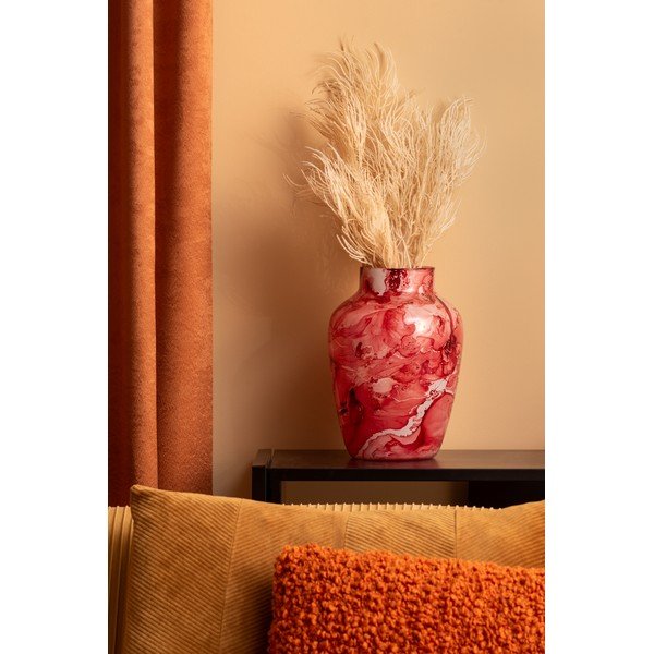 Vază roșu-deschis din sticlă Blended  – PT LIVING-image-1