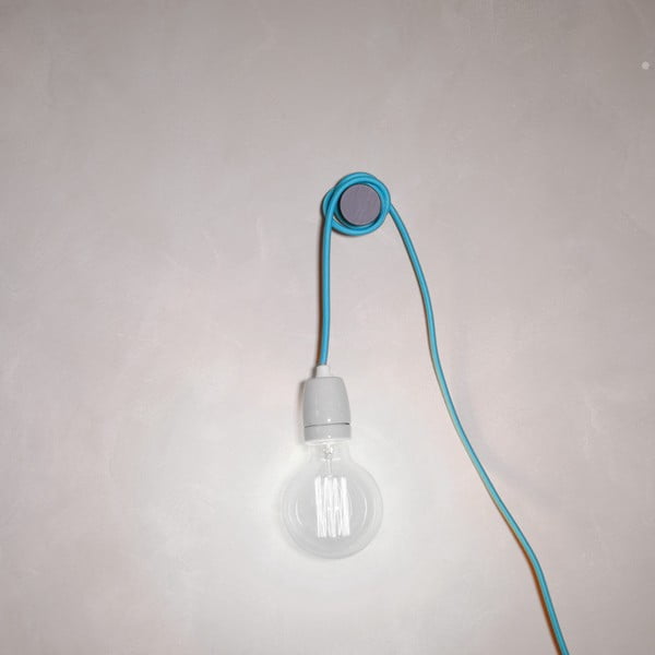 Cablu textil cu soclu Filament Style Cable, albastru