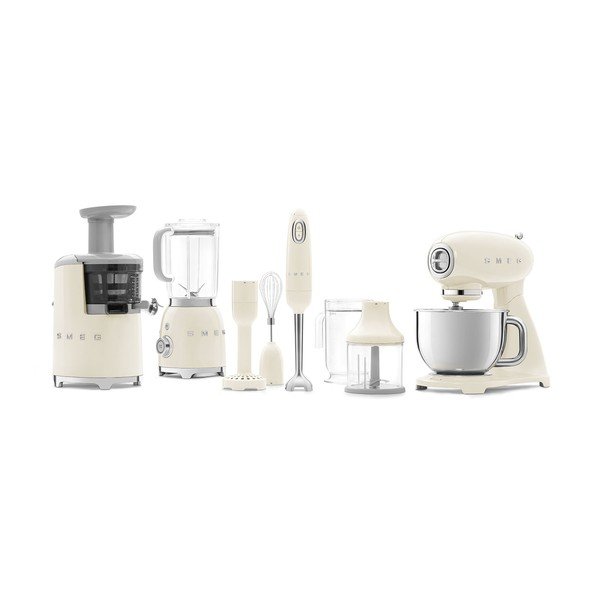 Mixer de mână SMEG, crem - alb-image-2