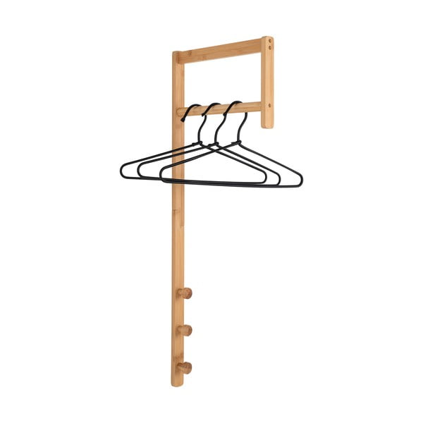 Cuier de perete în culoare naturală din bambus Trento – House Nordic-image-1