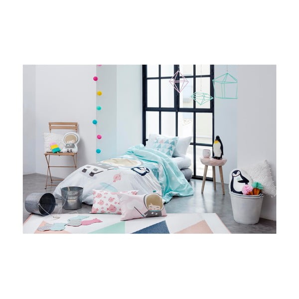 Față de pernă din amestec de bumbac Happynois Skymo Day, 50 x 30 cm-image-4