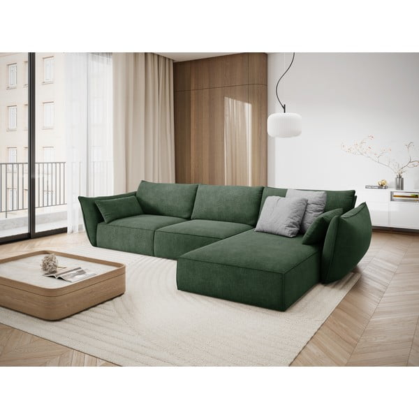 Colțar verde închis (pe partea dreaptă) Vanda – Mazzini Sofas-image-1