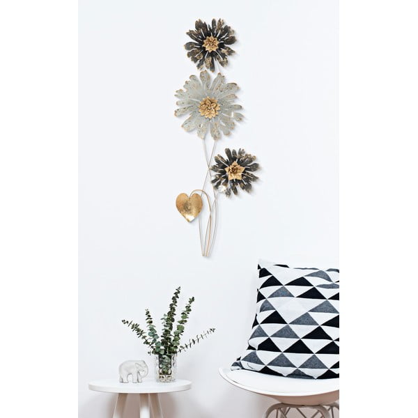 Decorațiune de perete Mauro Ferretti Simply, alb - negru-image-1