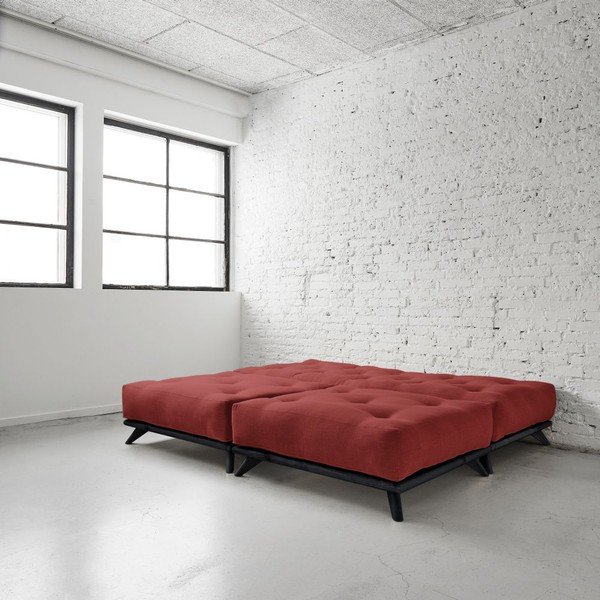Suport pentru picioare Senza Black/Passion Red-image-3