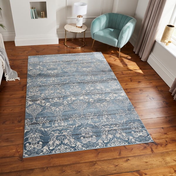 Covor albastru închis 160x235 cm Imperial Midnight – Think Rugs-image-3