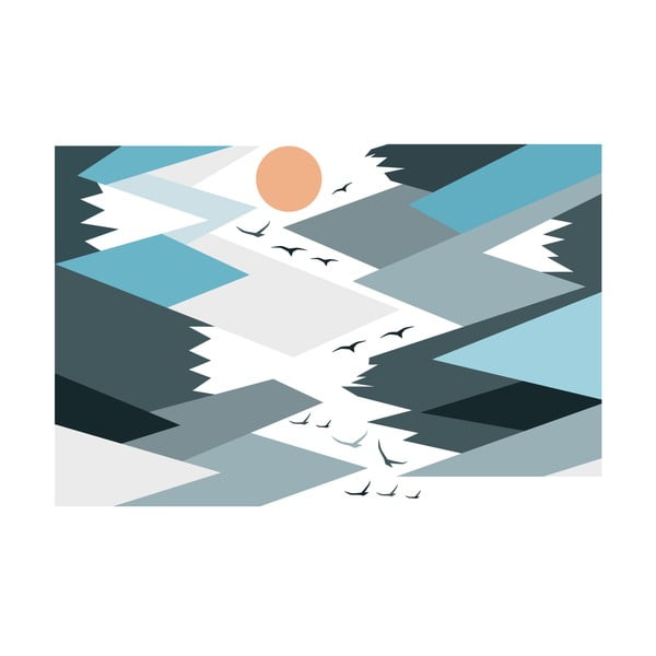 Autocolant de perete Ambiance Scandinavian Mountains Parka-image-2