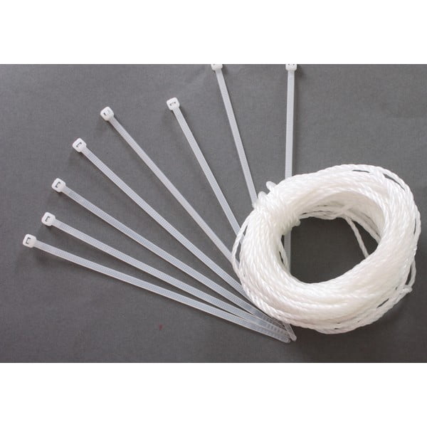 Paravan pentru balcon alb din plastic 300x90 cm - Garden Pleasure-image-2