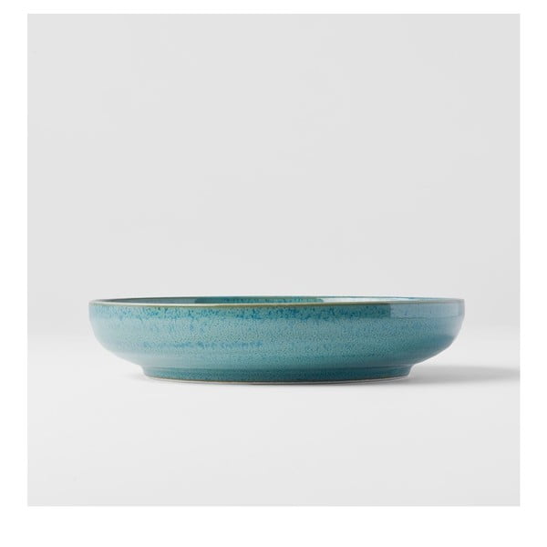 Farfurie turcoaz adâncă din ceramică ø 20 cm Peacock – MIJ-image-1