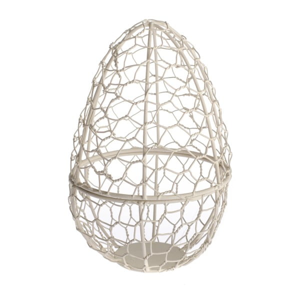 Decorațiune din metal în formă de ou Dakls Easter Egg, înălțime 21 cm