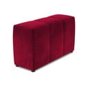 Spătar pentru canapea modulară roșu cu tapițerie din catifea Rome Velvet - Cosmopolitan Design 