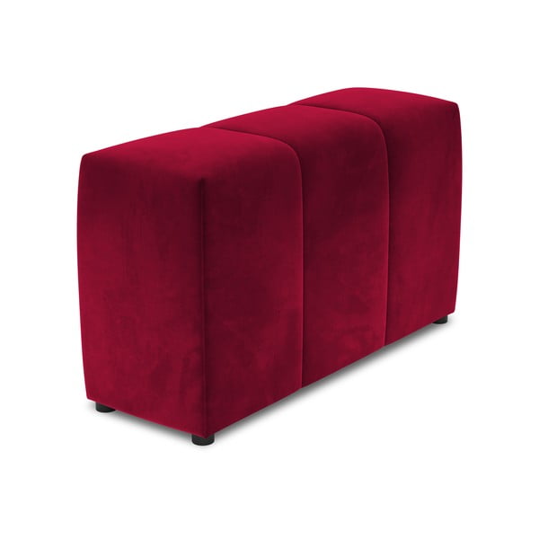 Spătar pentru canapea modulară roșu cu tapițerie din catifea Rome Velvet - Cosmopolitan Design 