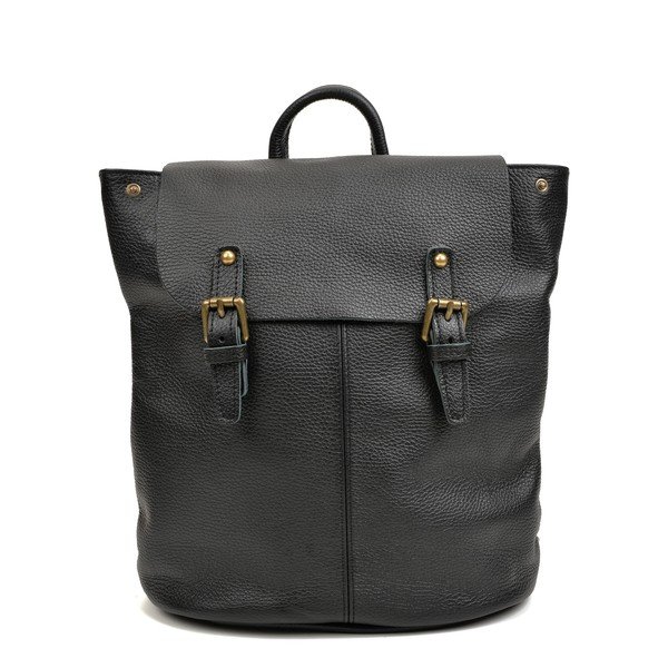 Rucsac din piele Roberta M, negru